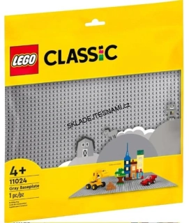11024 LEGO NOVÁ PODLOŽKA NA STAVĚNÍ ŠEDÁ VELKÁ