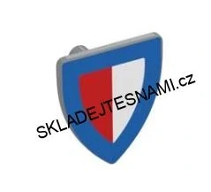 X338 LEGO NOVÝ ŠTÍT BÍLÁ ČERVENÁ V MODRÉM POLI