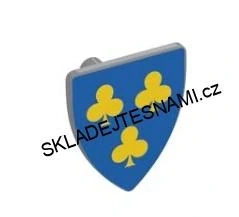 X337 LEGO NOVÝ ŠTÍT TŘI LÍSTKY
