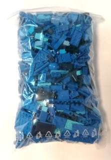 SCL171- HRANÉ LEGO MIX DÍLŮ ČERNÁ - VÁHA 800 GRAMŮ