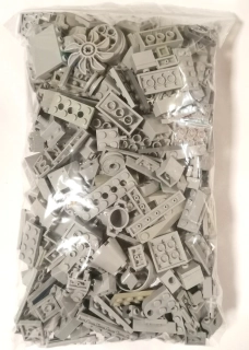 SCL164- HRANÉ LEGO MIX DÍLŮ ŠEDÁ - VÁHA 700 GRAMŮ