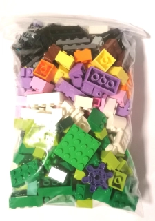 SCL167- NOVÉ LEGO MIX BAREV - VÁHA 350 GRAMŮ