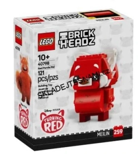 40798 LEGO BRICK HEADZ PANDA ČERVENÁ MEI