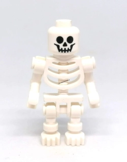 LN2418 LEGO NOVÁ MINIFIGURKA BÍLÝ KOSTLIVEC