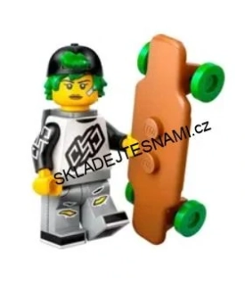 LN2436 LEGO NOVÁ MINIFIGURKA 27. SÉRIE - LONGBOARDISTA
