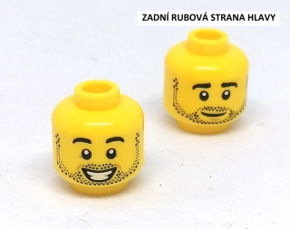 X372 LEGO NOVÁ HLAVA ŽLUTÁ 1 KS STRNIŠTĚ