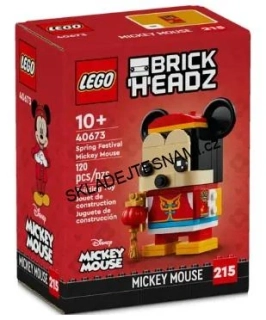 40673 LEGO BRICK HEADZ MYŠÁK MICKEY NA JARNÍM FESTIVALU
