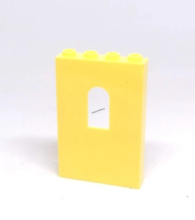 LH2739 LEGO HRANÁ ŽLUTÁ STĚNA S OKNEM HRAD