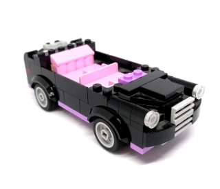 LH2760 LEGO HRANÉ TORZO AUTA ČERNORŮŽOVÉ