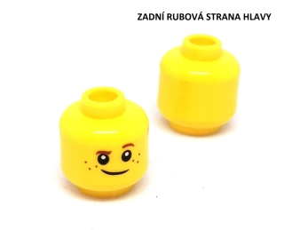X394 LEGO NOVÁ HLAVA ŽLUTÁ 1 KS DÍTĚ PIHY