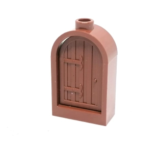 LH2785 LEGO HRANÝ DÍL HNĚDÉ OKNO OBLOUK DŘEVĚNÁ PRKENNÁ VÝPLŇ