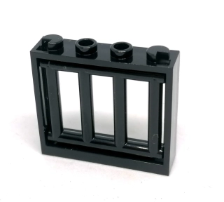 LH2799 LEGO HRANÉ OKNO MŘÍŽ RÁM ČERNÝ