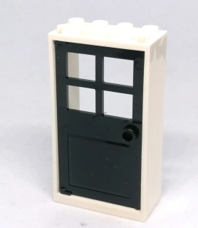 LH2806 HRANÉ LEGO DVEŘE ČERNÉ BÍLÝ RÁM