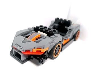 LH2814 LEGO HRANÉ TORZO AUTA ORANŽOVOČERNÉ