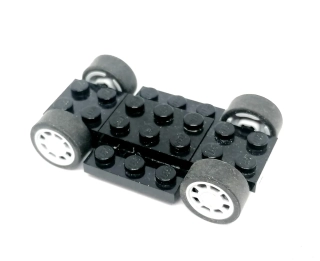 LH2833 LEGO HRANÝ PODVOZEK MALÝ ČERNÝ