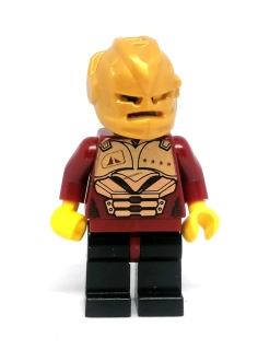 LH4433 LEGO HRANÁ MINIFIGURKA MUŽ ZLATÁ HELMA