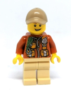 LH4467 LEGO HRANÁ MINIFIGURKA MUŽ LESNÍ STRÁŽNÍK