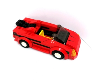 LH2866 LEGO HRANÉ ČERVENÉ AUTO TORZO