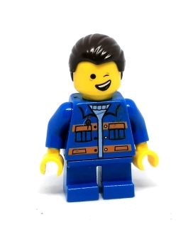 LH4493 LEGO HRANÁ MINIFIGURKA KLUK MODRÉ OBLEČENÍ