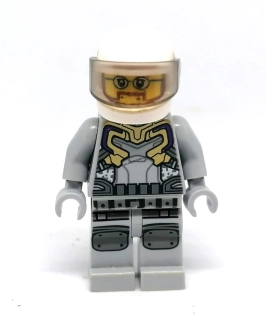 LH4494 LEGO HRANÁ MINIFIGURKA MUŽ BÍLÁ HELMA