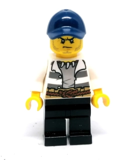 LH4497 LEGO HRANÁ MINIFIGURKA ZLOČINEC MODRÁ ČEPICE