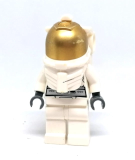 LH4503 LEGO HRANÁ MINIFIGURKA KOSMONAUT ZLATÁ HELMA