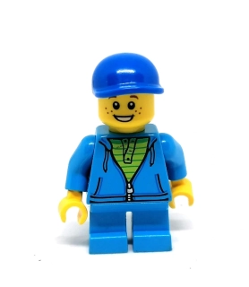 LH4511 LEGO HRANÁ MINIFIGURKA KLUK MODRÁ TEPLÁKOVKA