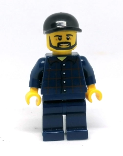 LH4514 LEGO HRANÁ MINIFIGURKA MUŽ MODRÉ OBLEČENÍ