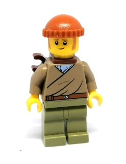 LH4521 LEGO HRANÁ MINIFIGURKA MUŽ HNĚDÁ ČEPICE