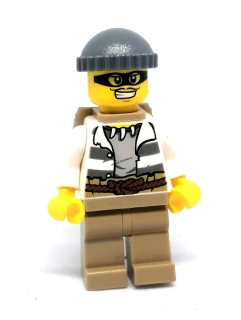 LH4532 LEGO HRANÁ MINIFIGURKA ZLODĚJ S MASKOU