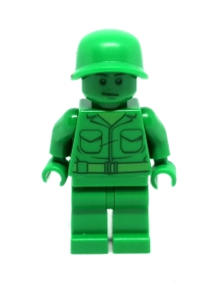 LH4549 LEGO HRANÁ MINIFIGURKA ZELENÝ VOJÁČEK