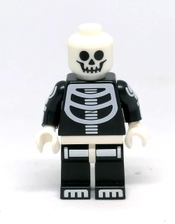 LH4554 LEGO HRANÁ MINIFIGURKA KOSTLIVEC ČERNÝ