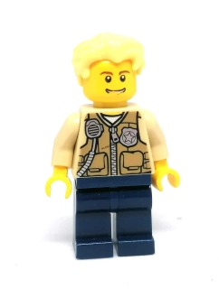 LH4570 LEGO HRANÁ MINIFIGURKA POLICISTA BLOND VLASY