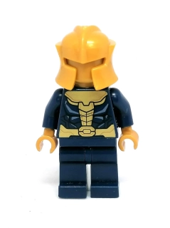 Lh4600 LEGO HRANÁ MINIFIGURKA POSTAVA ZLATÁ HELMA