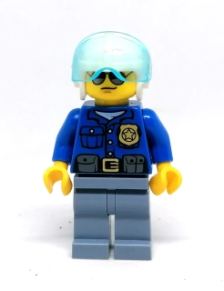 Lh4612 LEGO HRANÁ MINIFIGURKA POLICISTA S HELMOU