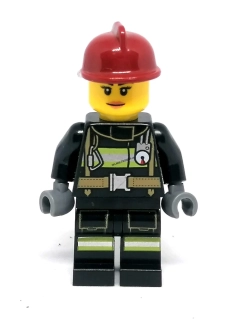 Lh4617 LEGO HRANÁ MINIFIGURKA ŽENA HASIČKA