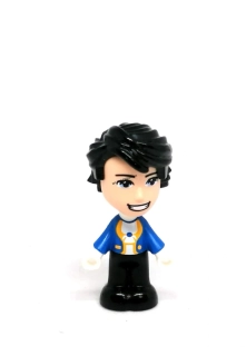 Lh4633 LEGO HRANÁ MINIFIGURKA FRIENDS DÍTĚ KLUK ČERNÉ VLASY 