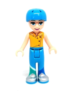 Lh4641 LEGO HRANÁ MINIFIGURKA FRIENDS DÍVKA S HELMOU