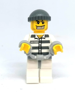Lh4657 LEGO HRANÁ MINIFIGURKA VĚZEŇ V POUTECH
