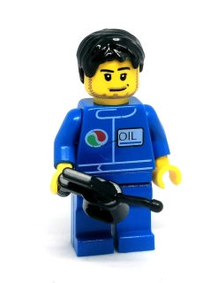 Lh4693 LEGO HRANÁ MINIFIGURKA MUŽ AUTOMECHANIK OLEJNIČKA