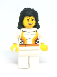 Lh4708 LEGO HRANÁ MINIFIGURKA ŽENA ZÁVODNICE