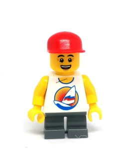 Lh4729 LEGO HRANÁ MINIFIGURKA KLUK TÍLKO S OBRÁZKEM