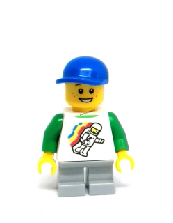 Lh4730 LEGO HRANÁ MINIFIGURKA KLUK MODRÁ ČEPICE