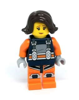 LN2586 LEGO NOVÁ MINIFIGURKA CITY ŽENA PARAŠUTISTKA