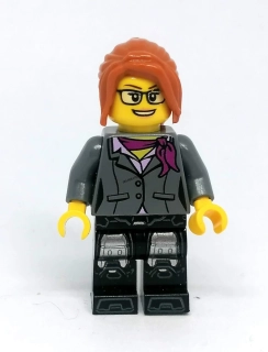 Lh4743 LEGO HRANÁ MINIFIGURKA ŽENA BANKÉŘKA