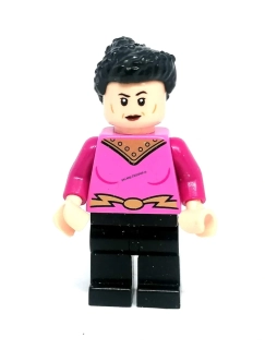 Lh4745 LEGO HRANÁ MINIFIGURKA ŽENA V RŮŽOVÉM