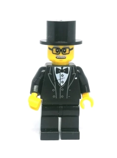 Lh4788 LEGO HRANÁ MINIFIGURKA MUŽ V OBLEKU A KLOBOUKU