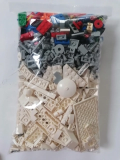 SCL174- HRANÉ LEGO MIX DÍLŮ BAREVNÝ MIX+BÍLÁ - VÁHA 800 GRAMŮ