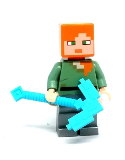 LH4866 LEGO HRANÁ MINIFIGURKA MINECRAFT DIAMANTOVÝ KRUMPÁČ
