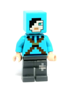 LH4869 LEGO HRANÁ MINIFIGURKA MINECRAFT POSTAVA S KAPUCÍ